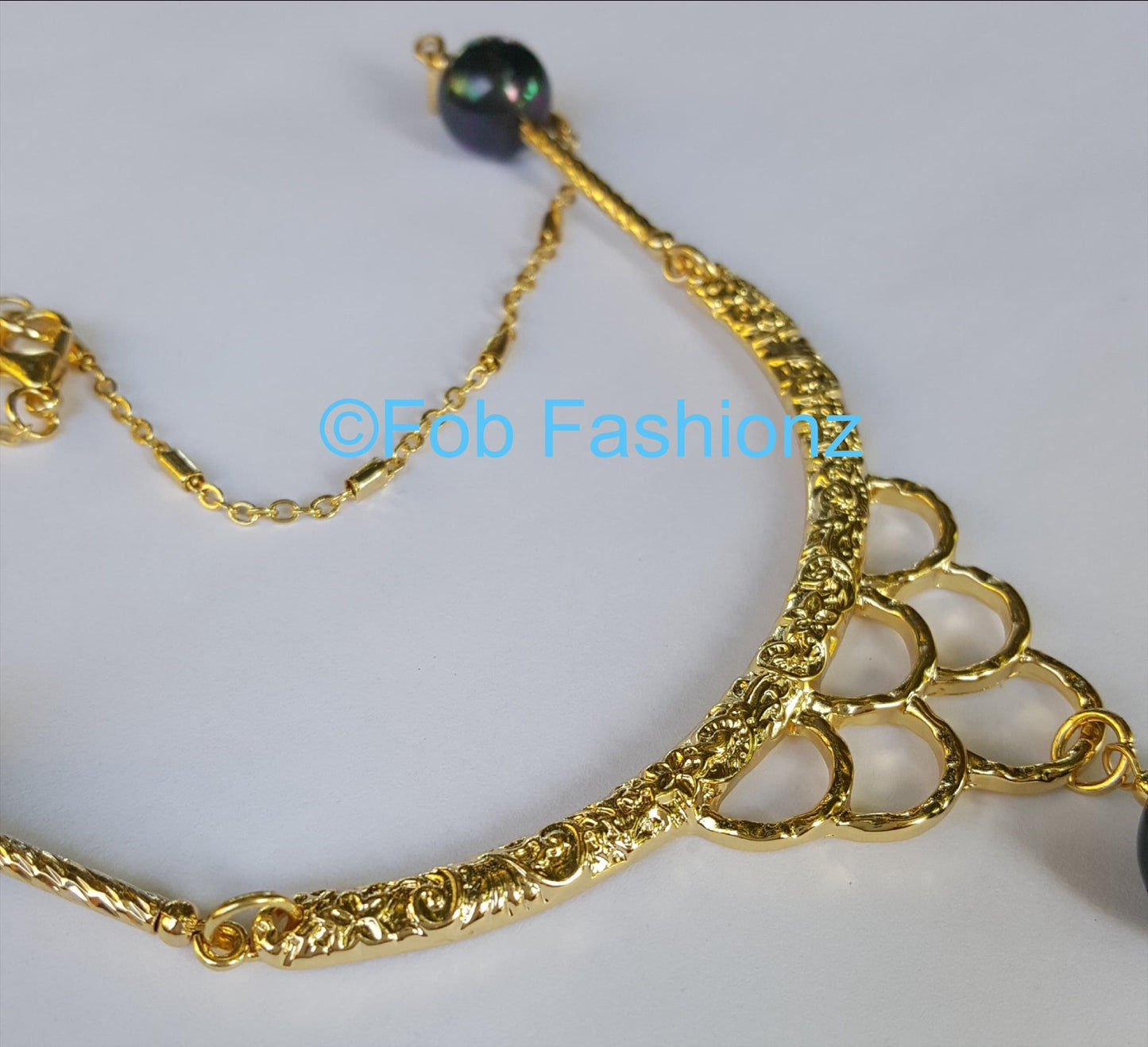 Hammered Hawaiian Heirloom Necklace