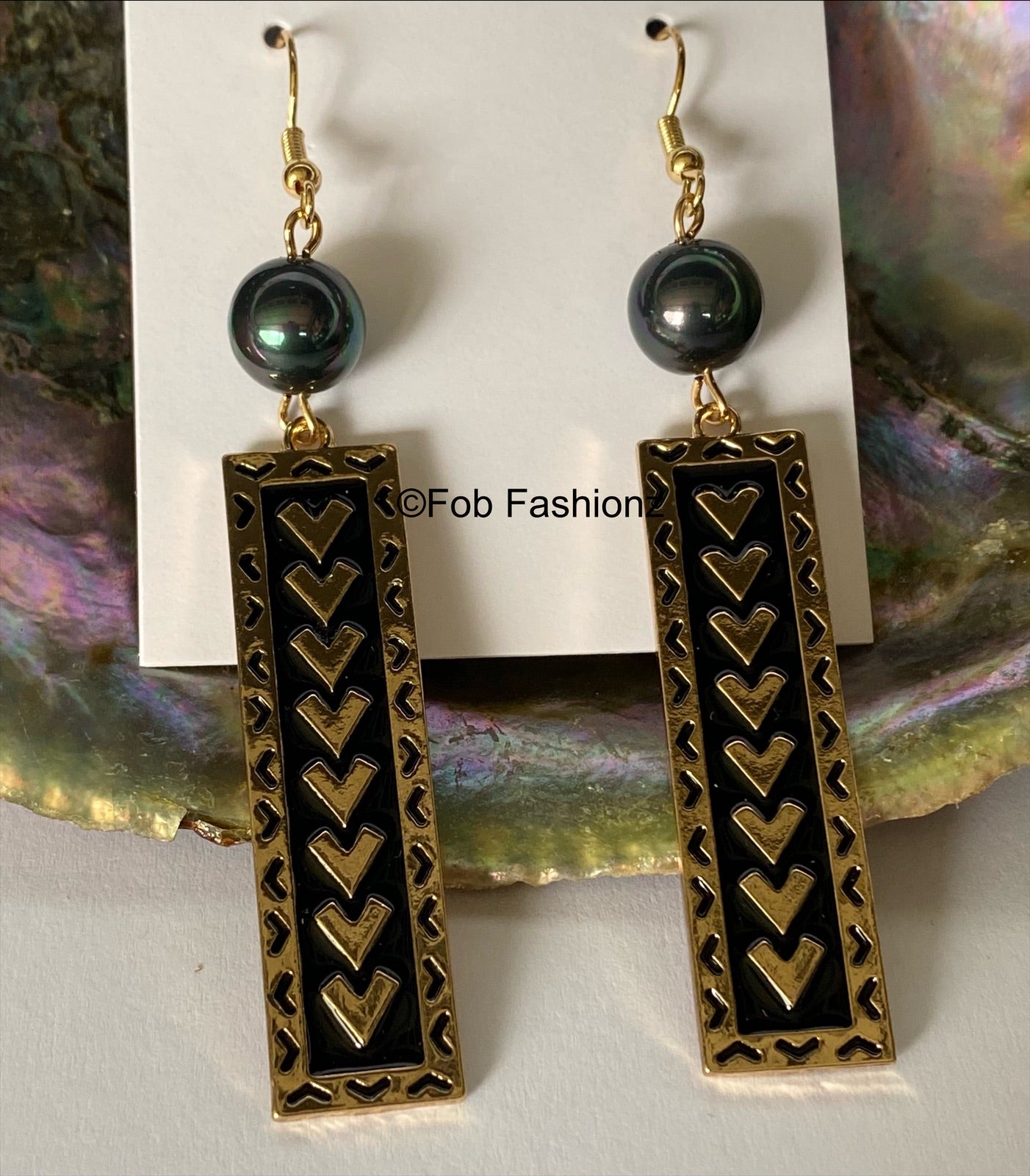 Tribal Bar Earrings