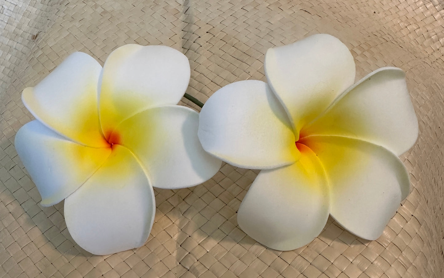 Plumeria Hair Flower thick