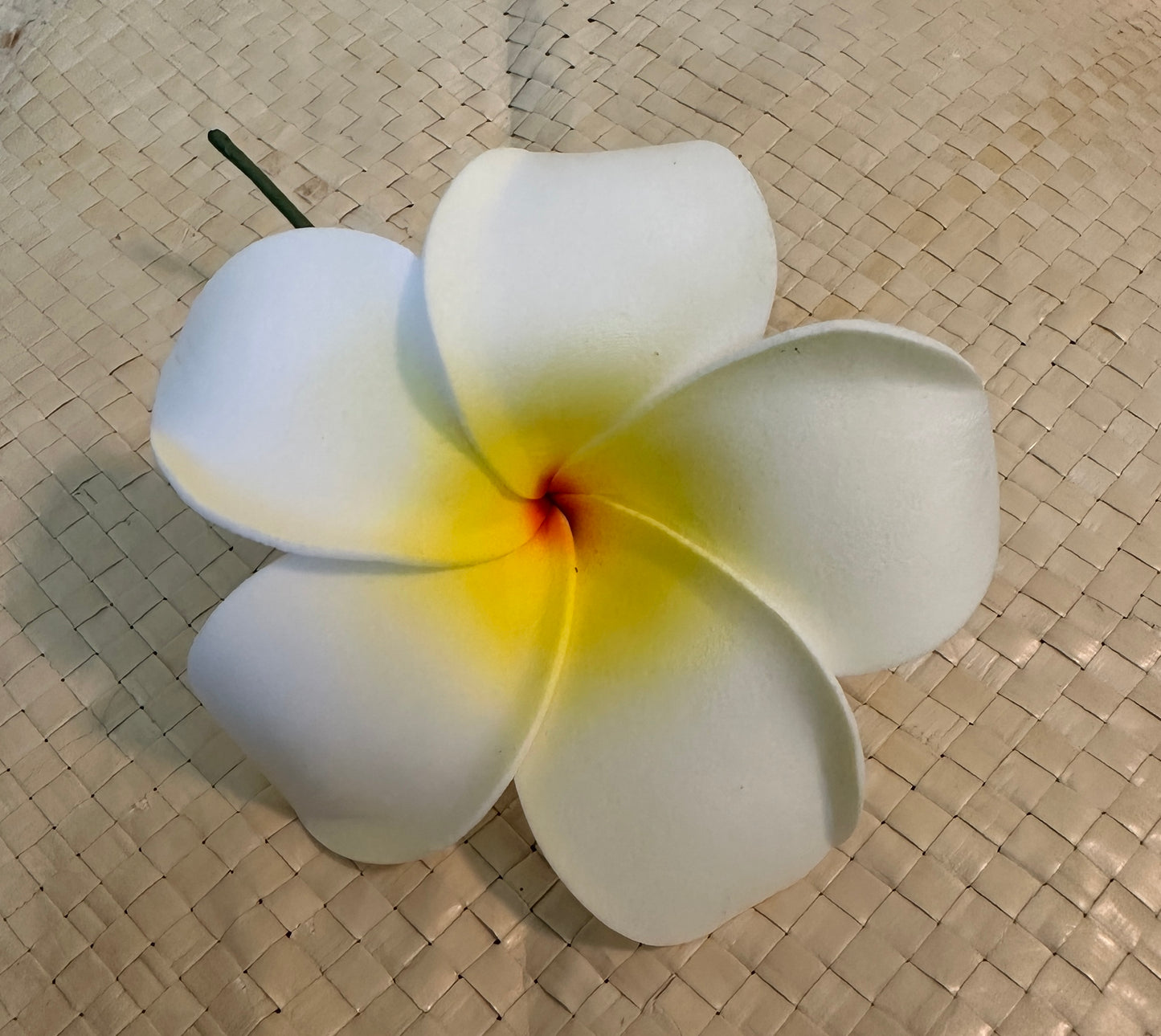 Plumeria Hair Flower thick