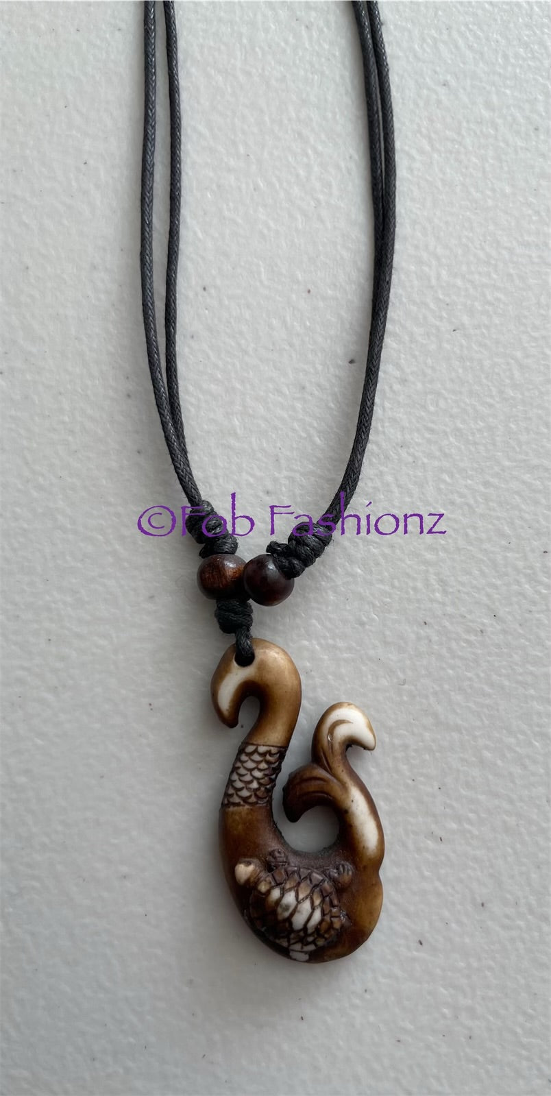 Hook Turtle Necklace