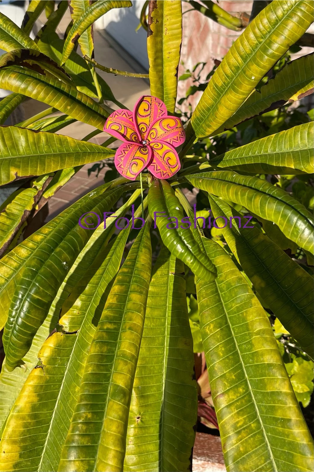 Plumeria Tribal Hair Flowers