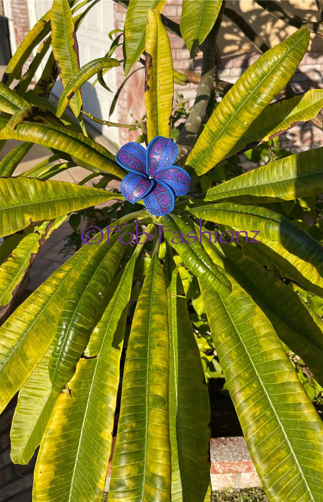 Plumeria Tribal Hair Flowers