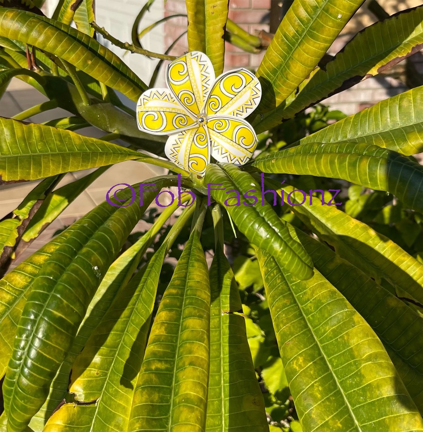 Plumeria Tribal Hair Flowers