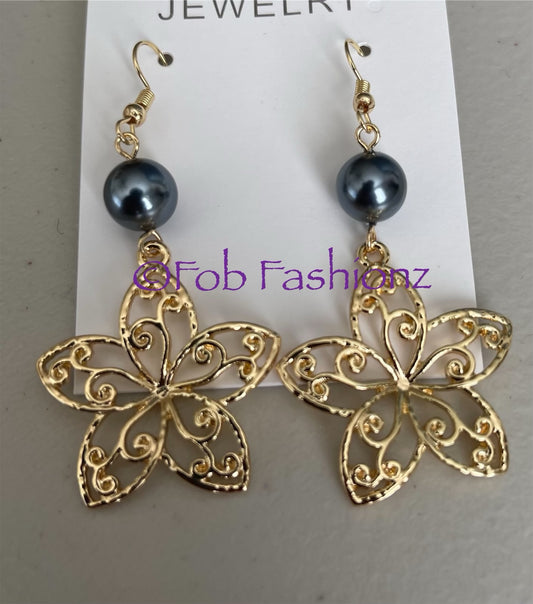 Plumeria Earrings