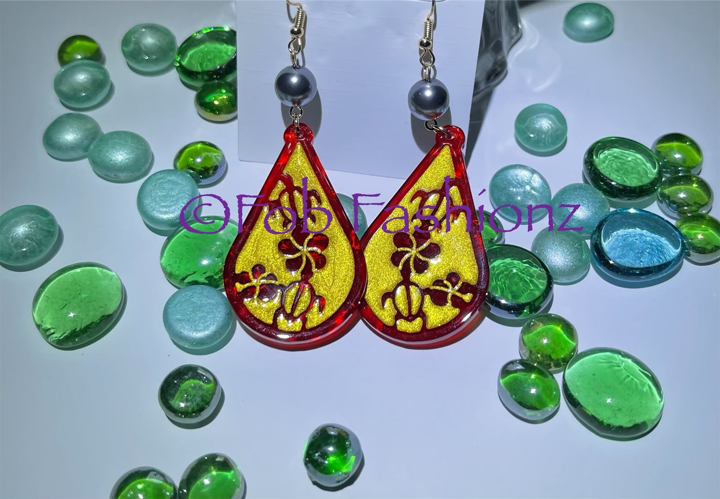 Teardrop Shell Earrings