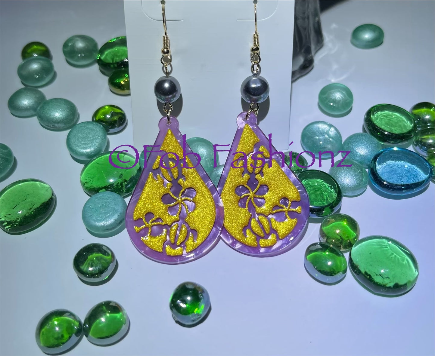 Teardrop Shell Earrings