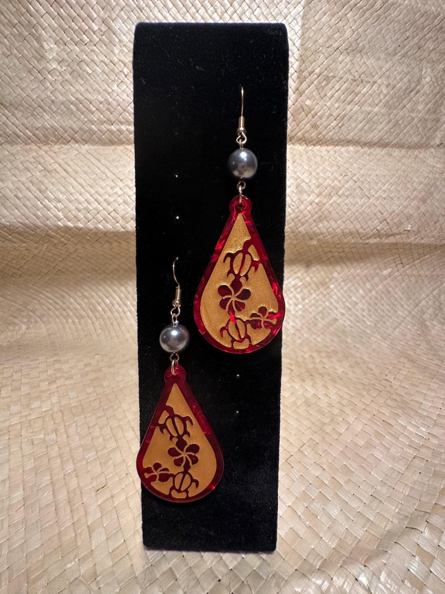 Teardrop Shell Earrings