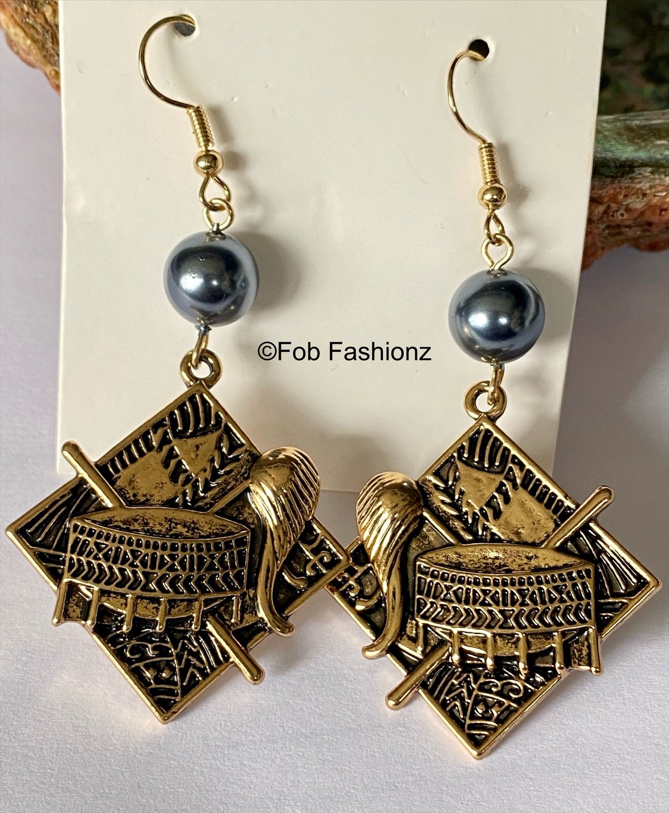 Samoan Seal Earrings