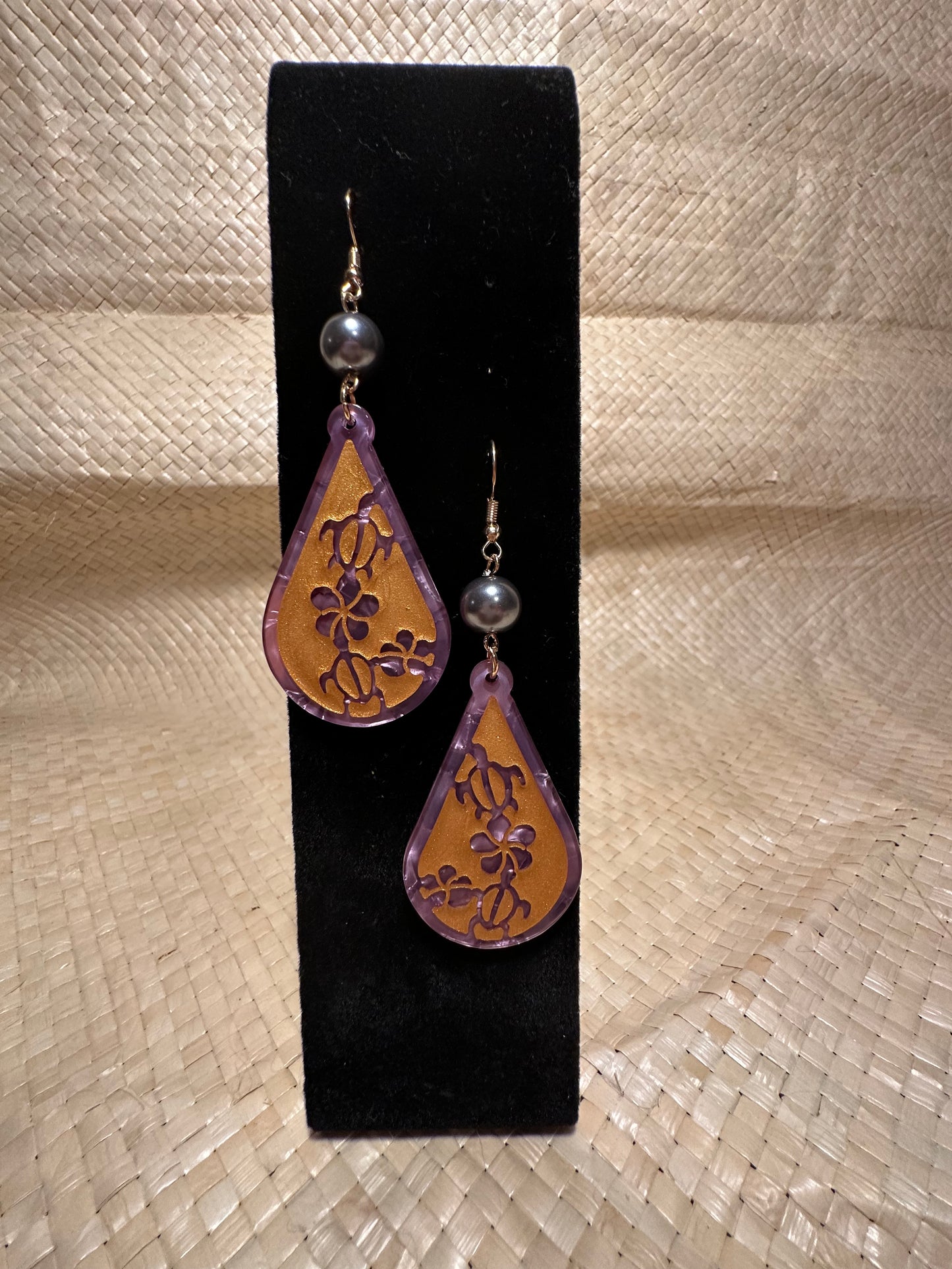 Teardrop Shell Earrings