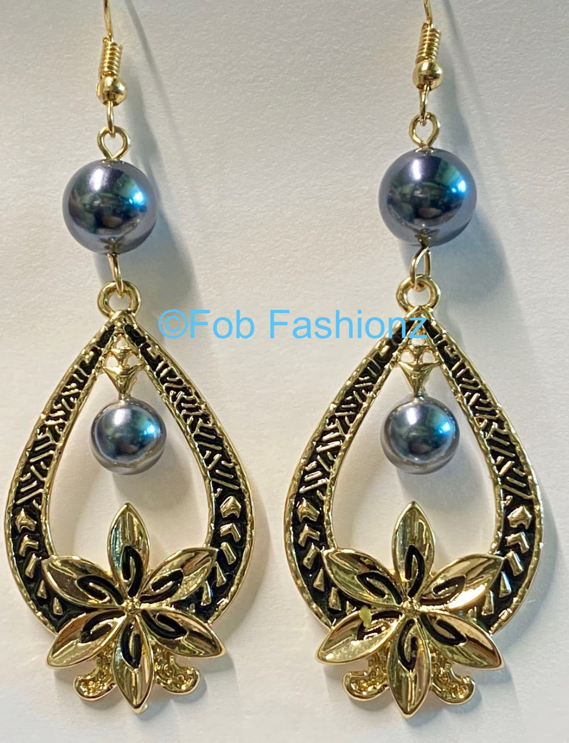 Teardrop Tiare Earrings