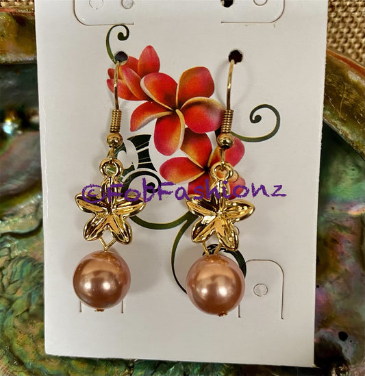 Tiare Pearl Brown Pearl Earrings