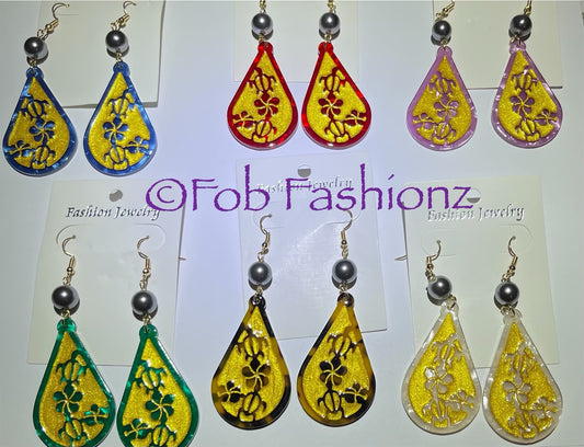 Teardrop Shell Earrings