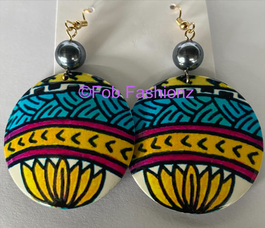 Tribal and Flower Earrings