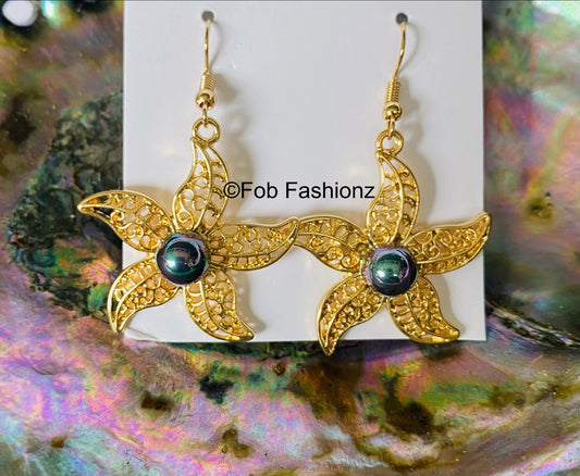 Hawaiian Starfish Earrings