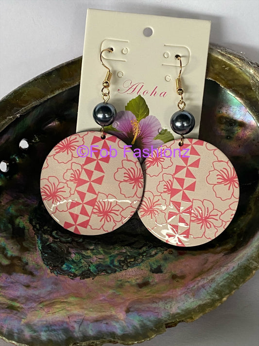 Kupesi Hibiscus Earrings