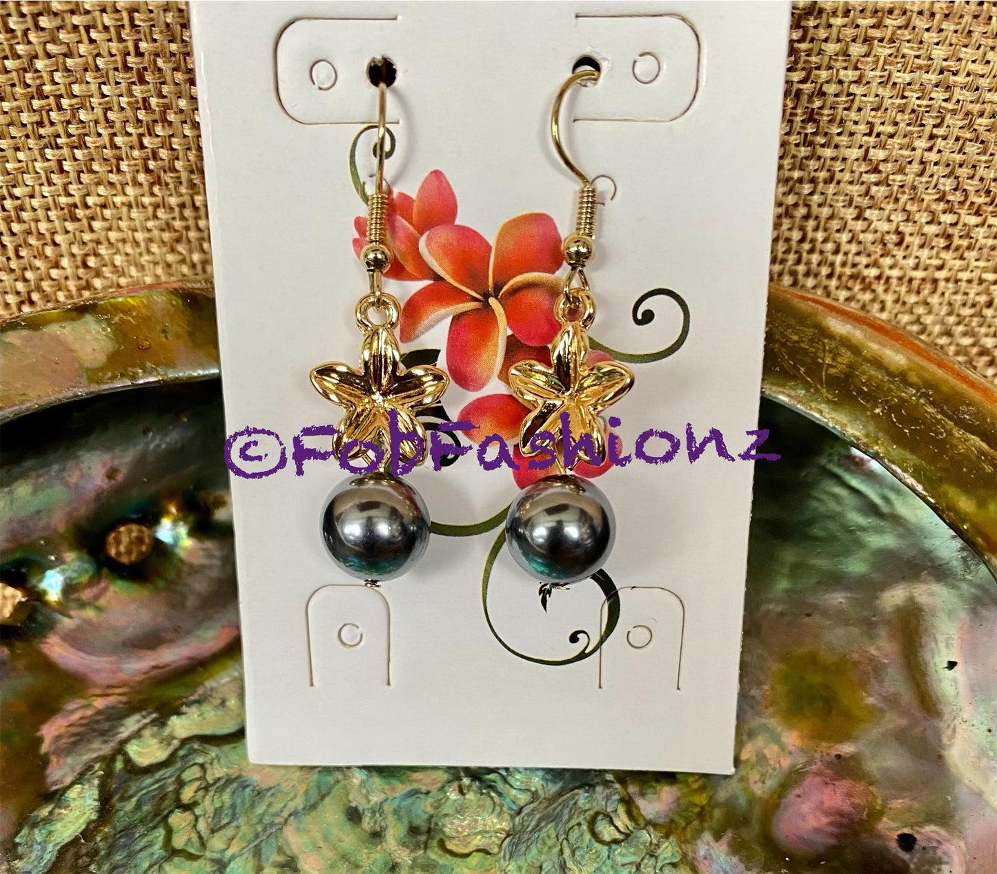 Tiare Pearl Earrings